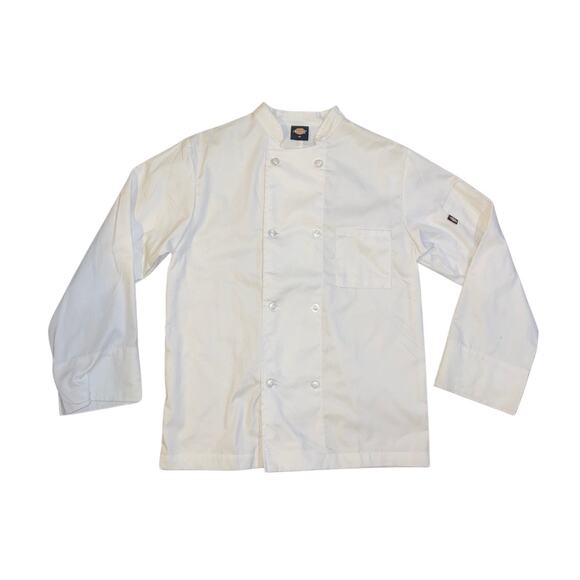 Dickies Unisex Culinary jacket Long Sleeve Chef's Coat White Size XS - Picture 1 of 4